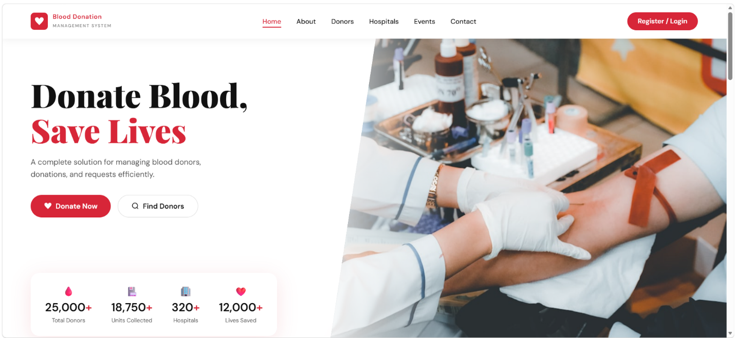 BloodVerse AI – Intelligent Blood Bank Management System