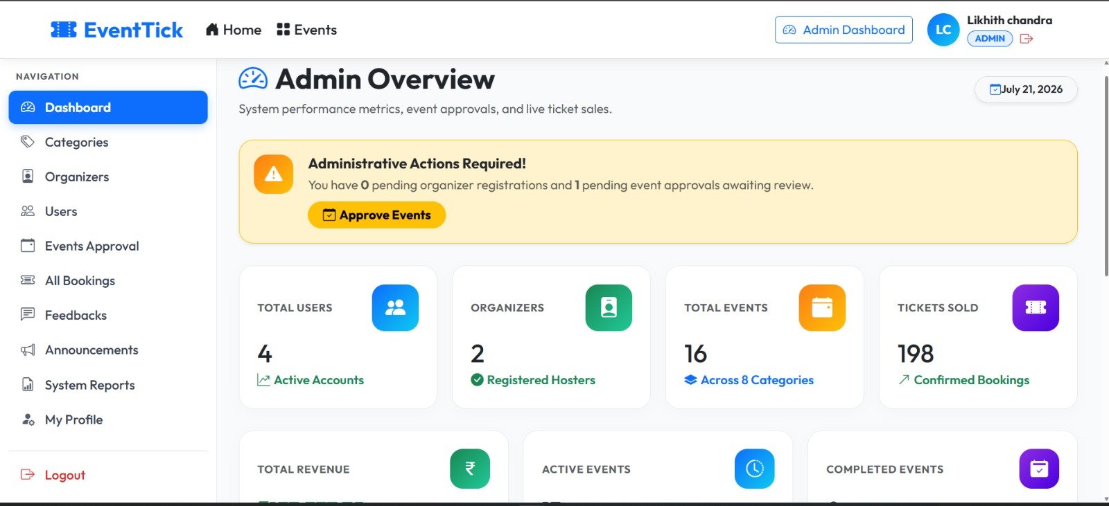 Event Management & Ticket Booking System