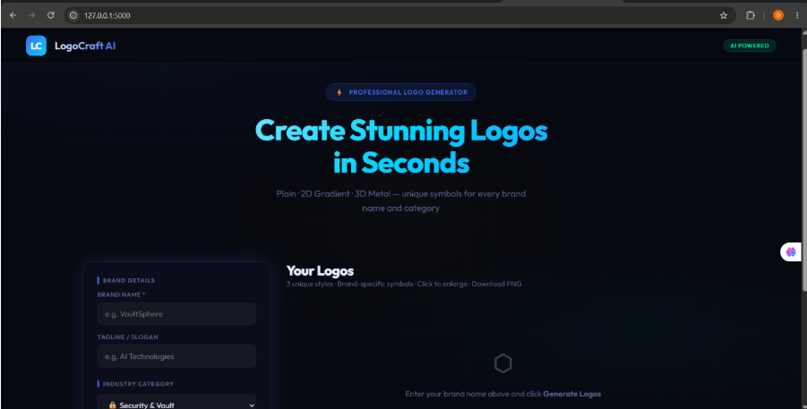 AI-Powered Logo Idea Generator