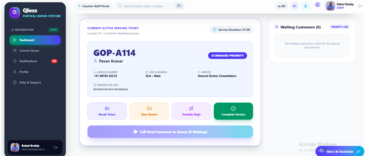 Qless – Virtual Queue & Appointment Platform