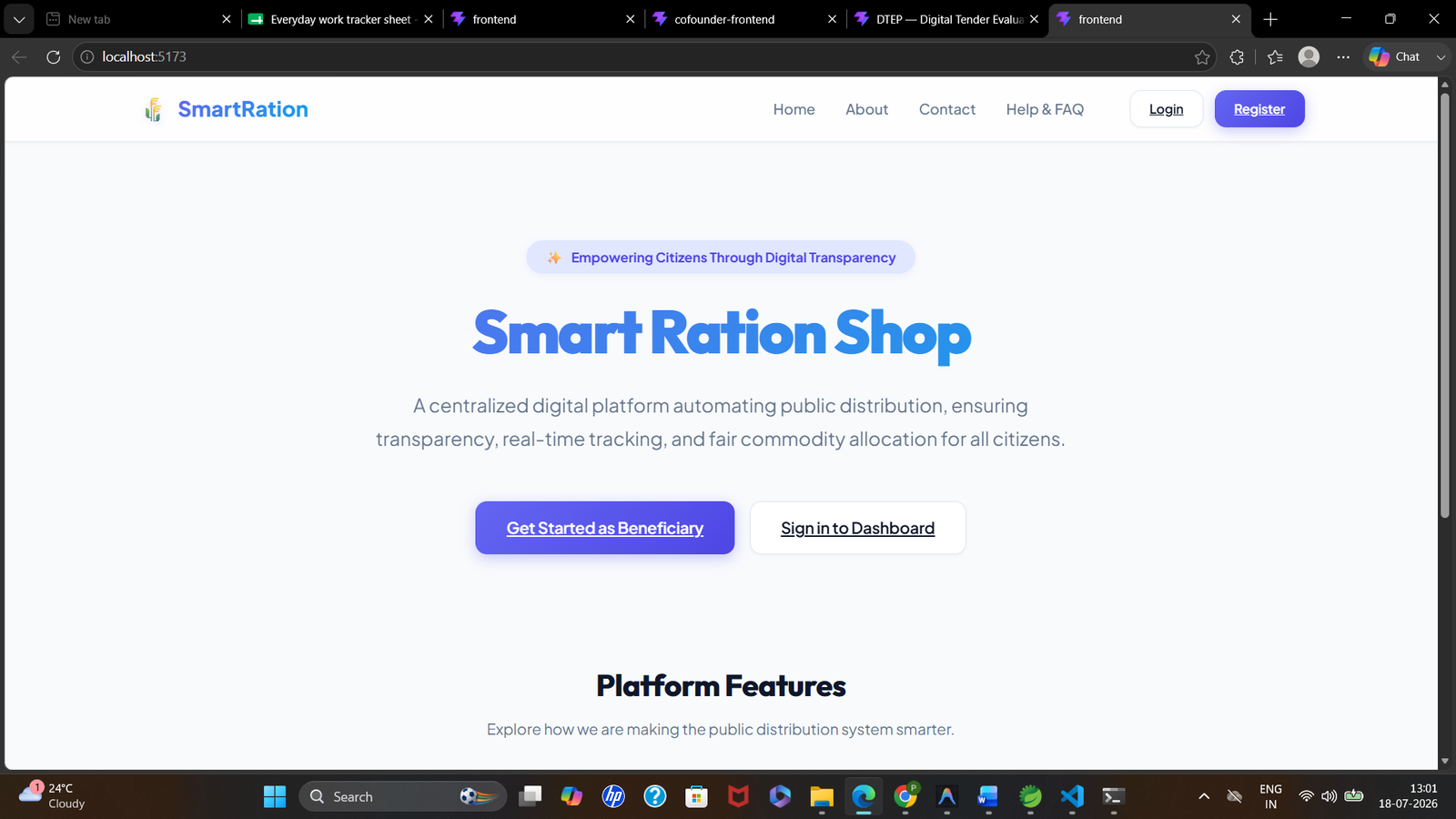 Smart Ration Shop Management System