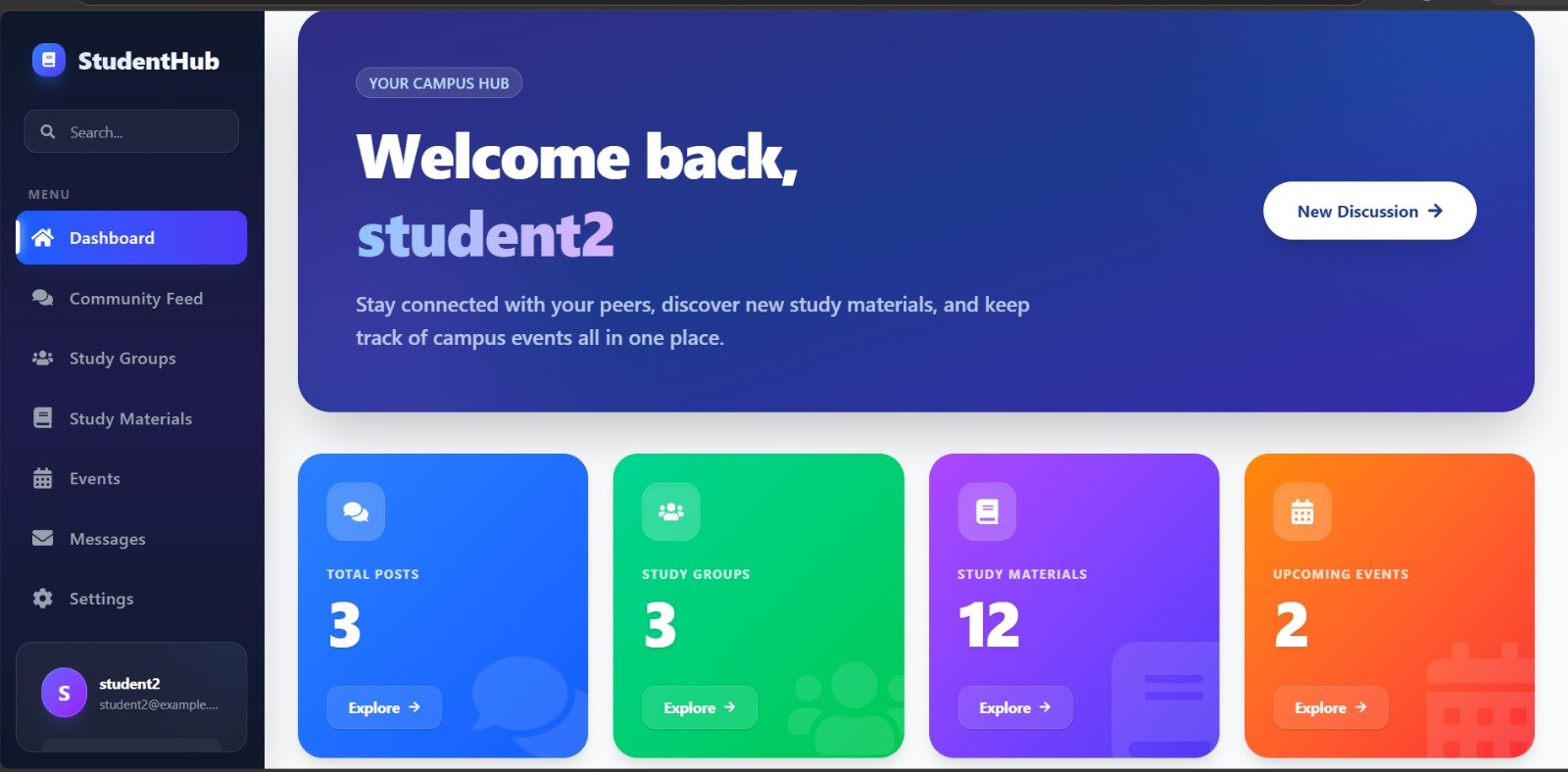 Student Community Platform