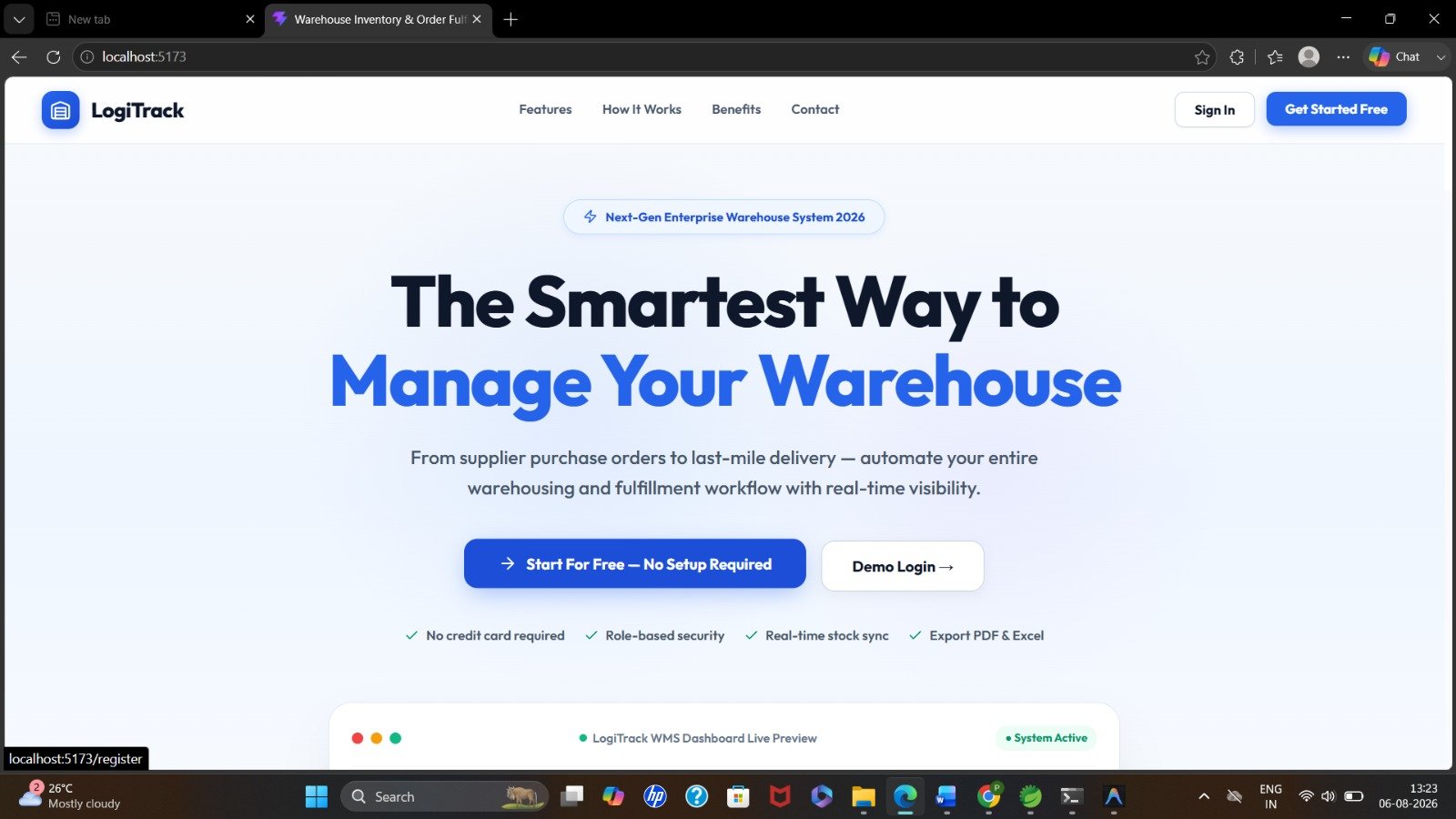 Warehouse Inventory and Order Fulfillment System - Final Year Project in Bengaluru