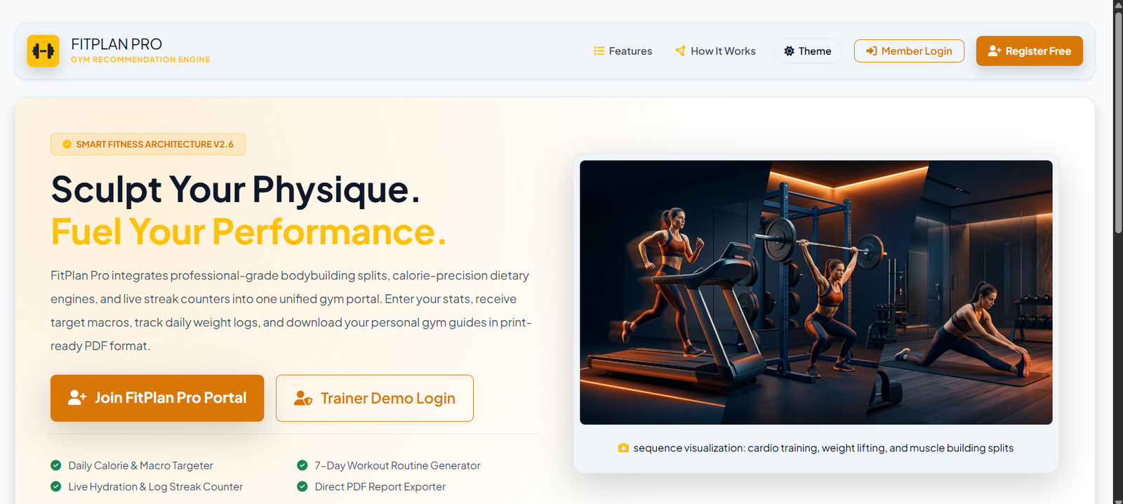 Gym Diet & Workout Plan Management System